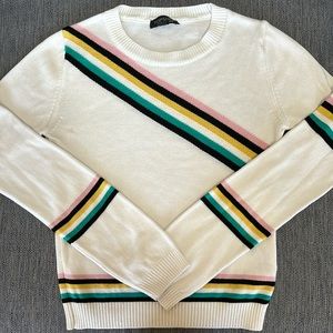 TOPSHOP Cropped Fitted Sweater